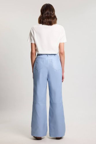 Pantalon Droit En Cuir | Taille 14 - KarenMillen - Modalova