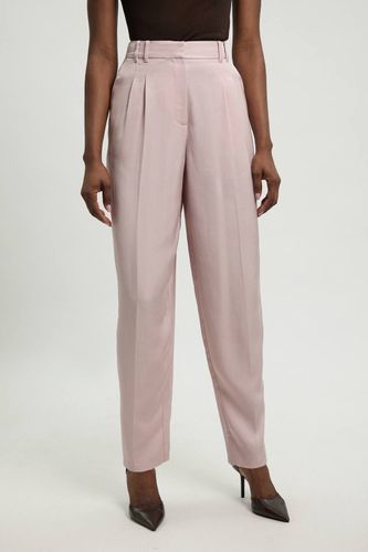 Pantalon Ajusté En Mélange De Lin Poli | Taille 18 - KarenMillen - Modalova