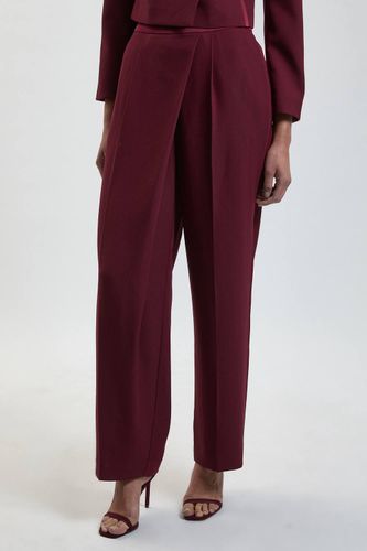 Pantalon Tailleur En Crêpe Envers Satin | Taille 18 - KarenMillen - Modalova