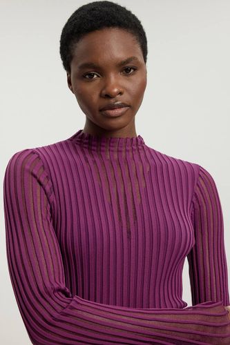 Robe Midi En Maille De Filament Mélange Viscose | Taille Medium - KarenMillen - Modalova