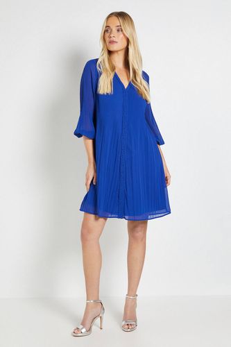 Robe Droite Petite Taille À Détail Tressé | Taille 42 - Wallis - Modalova