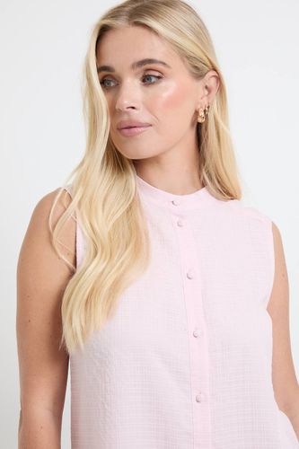 Chemisier Sans Manches En Organza À Carreaux Petite | Taille 48 - Wallis - Modalova