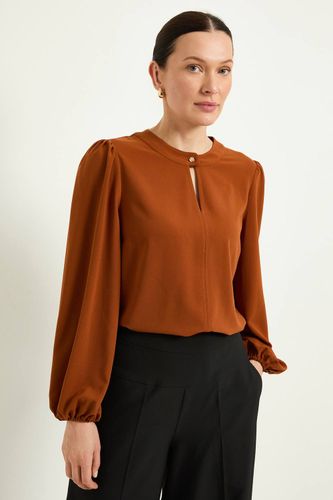 Chemisier À Découpe Goutte D'eau Avec Détails Boutonnés | Taille 48 - Wallis - Modalova