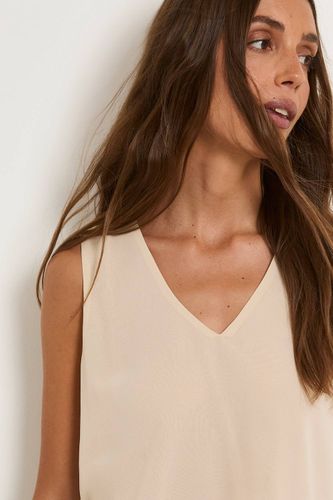 Débardeur En Mousseline À Encolure En V | Taille 48 - Wallis - Modalova