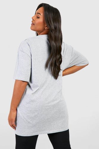 Grande taille - T-shirt oversize à slogan Brooklyn | Taille 48 - boohoo - Modalova