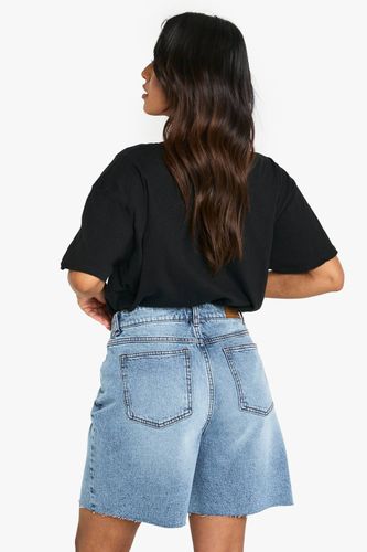Short en denim Bermuda Petite | Taille 36 - boohoo - Modalova