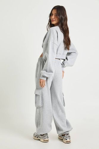 Survêtement Jogger Cargo avec Sweatshirt Ample | Taille Medium - boohoo - Modalova