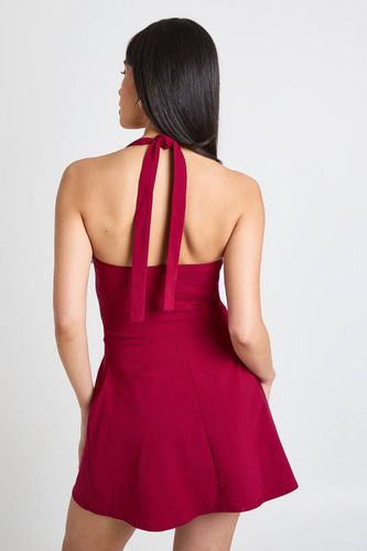 Robe Courte À Encolure Carrée Dos Nu | Taille 44 - boohoo - Modalova