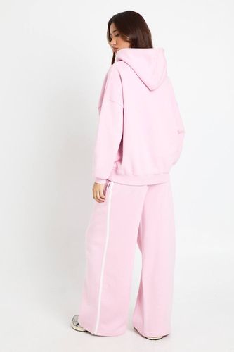 Survêtement à Casynthétiqueche Jambes Droites avec Bandes Latérales | Taille Medium - boohoo - Modalova