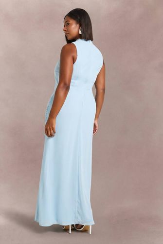 Robe Longue Grande Taille À Col Bénitier Et Jupe Drapée | Taille 54 - boohoo - Modalova