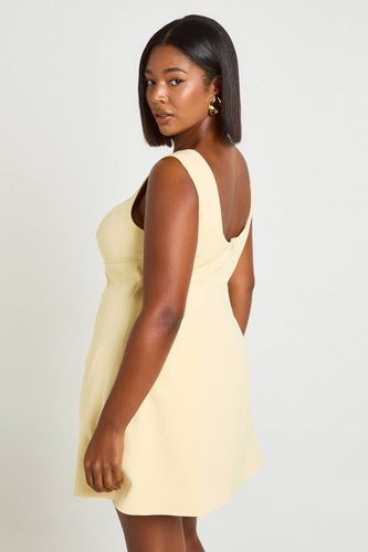 Robe Mini Trapèze Structurée Plus | Taille 48 - boohoo - Modalova