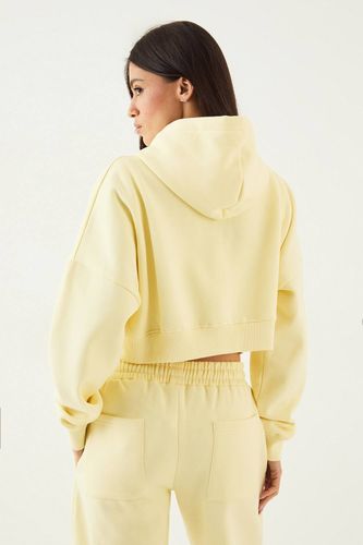 Sweat à Casynthétiqueche Zippé Court et Ample | Taille 50 - DSGN Studio - Modalova