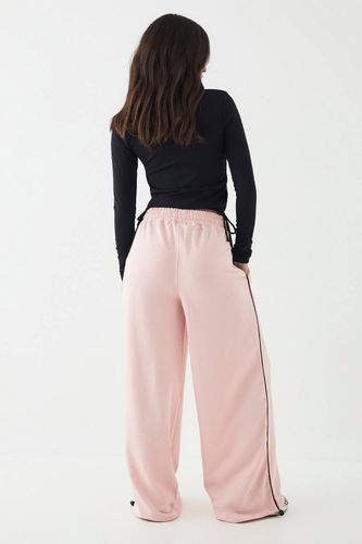 Jogging Taille Moyenne avec Détails de Passepoil et Cordon de Serrage | Taille XL - DSGN Studio - Modalova