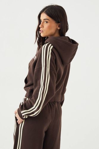 Sweat à casynthétiqueche zippé avec bandes latérales coupe ample | Taille 3XL - DSGN Studio - Modalova
