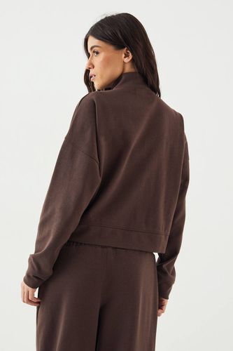 Bomber à Col Entonnoir Zippé en Maille Interlock | Taille Medium - DSGN Studio - Modalova