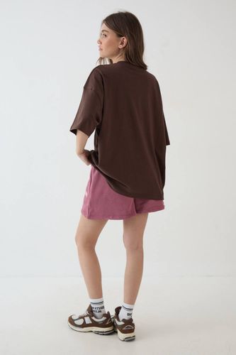 T-shirt Oversize Avec Appliqué Ton Sur Ton | Taille Medium - DSGN Studio - Modalova