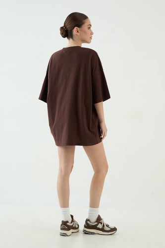 T-shirt Oversize Imprimé Collegiate | Taille Medium - DSGN Studio - Modalova