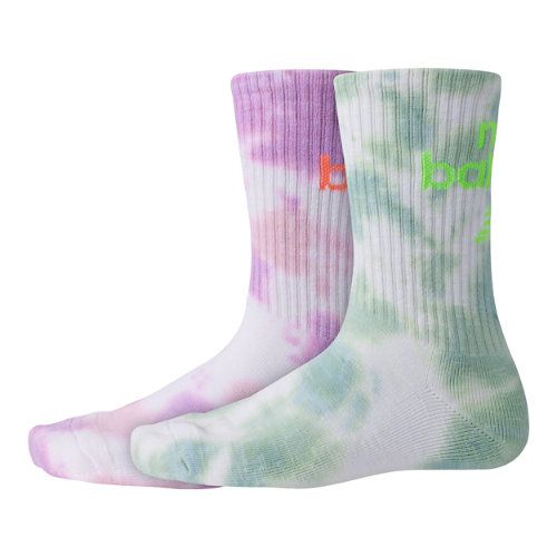 Unisexe NB Essential Tie Dye Midcalf Socks 2 Pack en , Cotton, Taille L - New Balance - Modalova