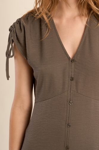 Robe mi-longue, col V - Molly Bracken - Modalova