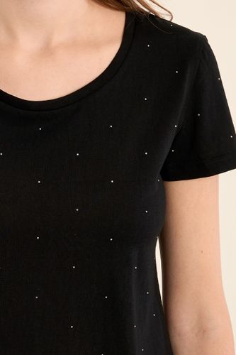 T-shirt basique, parsemé de strass - MOLLY BRACKEN - Modalova