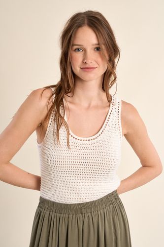 Débardeur en maille crochet - MOLLY BRACKEN - Modalova