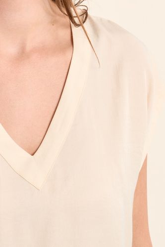 T-shirt basique parsemé de strass - MOLLY BRACKEN - Modalova