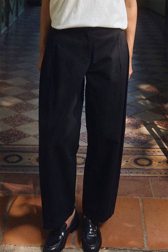 Pantalon en coton, coupe barrel - MOLLY BRACKEN - Modalova