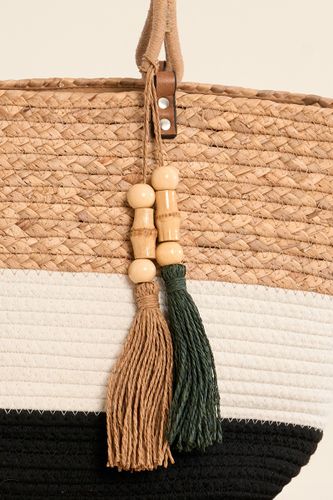 Panier de plage tressé - MOLLY BRACKEN - Modalova