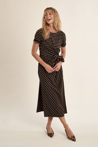 Robe longue décontractée et nouable à la taille - MOLLY BRACKEN - Modalova