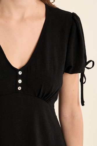 Robe courte avec manches nouables - MOLLY BRACKEN - Modalova