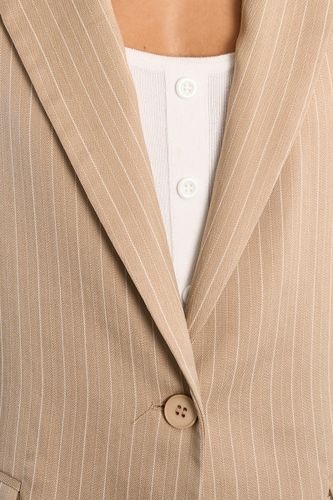 Blazer droit rayé - LILI SIDONIO - Modalova