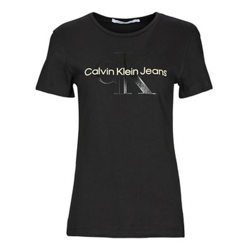 T-shirt GLOSSY MONOGRAM SLIM TEE - Calvin Klein Jeans - Modalova