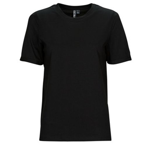 T-shirt PCRIA SS FOLD UP SOLID TEE - Pieces - Modalova