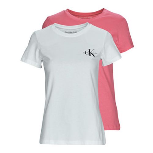 T-shirt 2-PACK MONOGRAM SLIM TEE X2 - Calvin Klein Jeans - Modalova