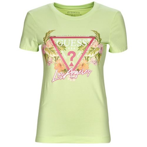 T-shirt SS CN TRIANGLE FLOWERS TEE - Guess - Modalova