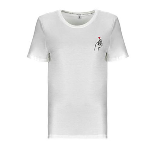 T-shirt ONLSILLE S/S HEART TOP CS JRS - Only - Modalova