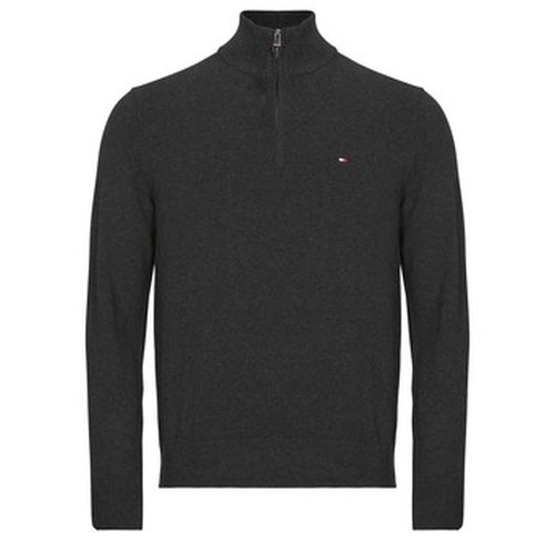 Pull PIMA ORG CTN CASHMERE ZIP MOCK - Tommy Hilfiger - Modalova