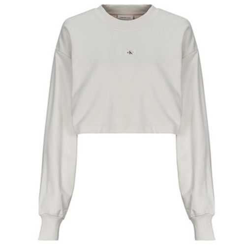 Pull WOVEN LABEL SHORT CREWNECK - Calvin Klein Jeans - Modalova