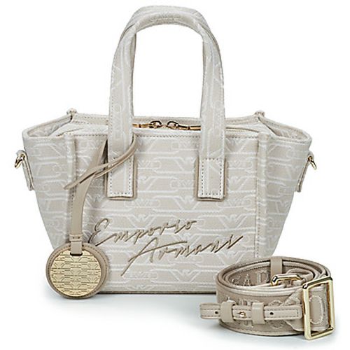 Cabas TOTE M CANVAS JAQUARD MONOGRAM - Emporio Armani - Modalova