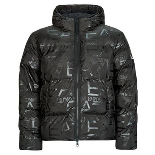 Doudounes MOUNTAIN M POLY DOWN HOODED JACKET LOGO REPEAT - MOUNTAIN M POLY - Emporio Armani EA7 - Modalova