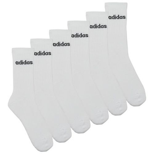 Chaussettes Linear Crew Socks Cushioned Socks 6 Pair Pack - adidas - Modalova