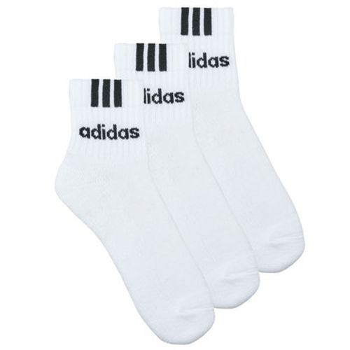Chaussettes 3-Stripes Linear Half-Crew Cushioned Socks 3 Pairs - adidas - Modalova