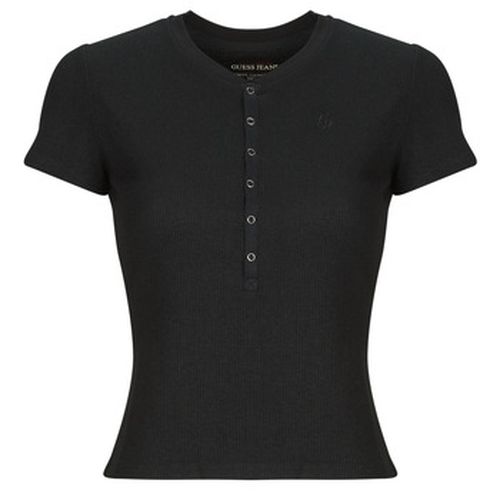 T-shirt Guess GJ SS HENLEY WAFFLE - Guess - Modalova