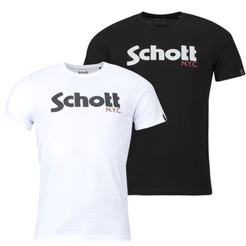 T-shirt Schott TS PK LOGO - Schott - Modalova