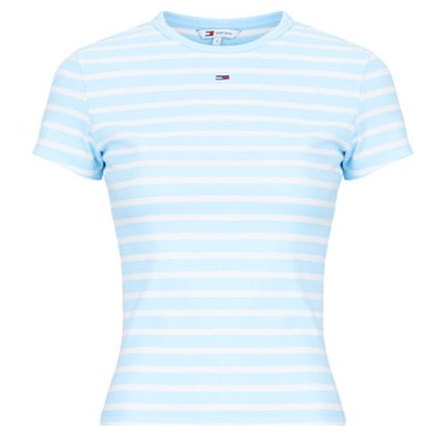 T-shirt TJW SLIM ESSENTIAL RIB SS EXT - Tommy Jeans - Modalova