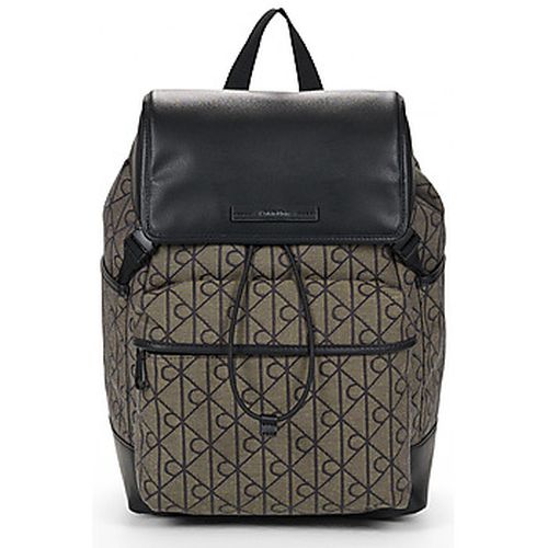 Sac a dos MIXED EMBLEM AOP FLAP BACKPACK - Calvin Klein Jeans - Modalova
