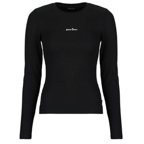 T-shirt STAR EMBRO LS CN RIB TOP - Guess - Modalova