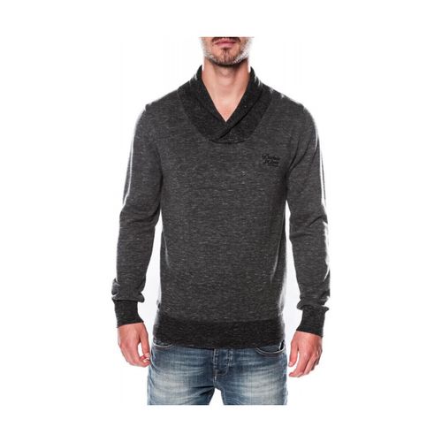 Sweat-shirt Pull Col Châle Gris - Deeluxe - Modalova