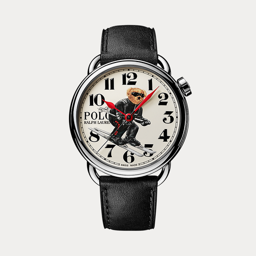 Montre acier Ski Polo Bear 42 MM - Polo Ralph Lauren - Modalova