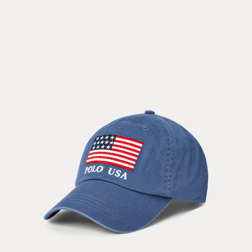 Casquette de baseball à drapeau en chino - Polo Ralph Lauren - Modalova